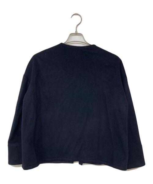 KEINA RITA（ケイナ リタ）KEINA RITA (ケイナ リタ) メルトンカーディガン ネイビー サイズ:Fの古着・服飾アイテム