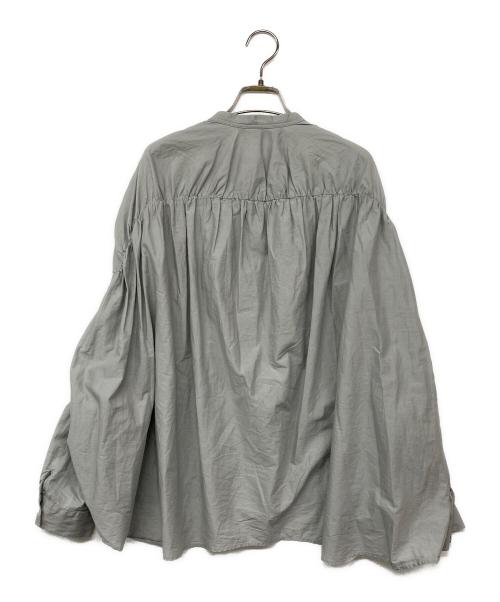 mizuiro-ind（ミズイロインド）mizuiro-ind (ミズイロインド) 長袖ブラウス グレー サイズ:記載なしの古着・服飾アイテム