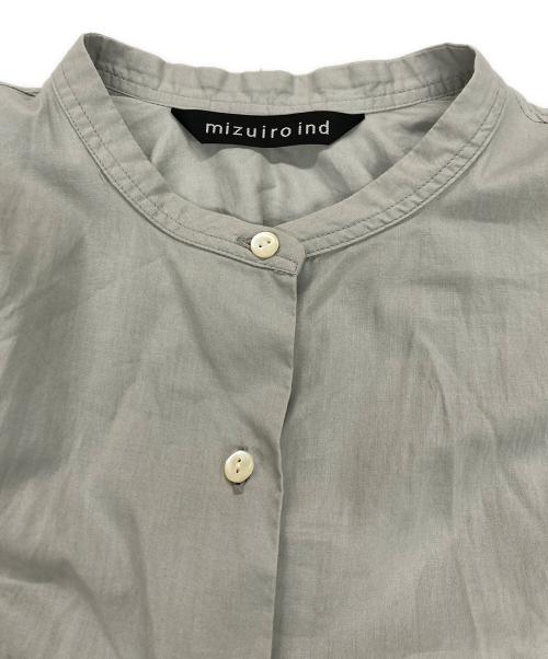 mizuiro-ind（ミズイロインド）mizuiro-ind (ミズイロインド) 長袖ブラウス グレー サイズ:記載なしの古着・服飾アイテム