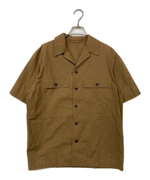 LEMAIRE（ルメール）LEMAIRE (ルメール) オープンカラーシャツ ブラウン サイズ:46の古着・服飾アイテム