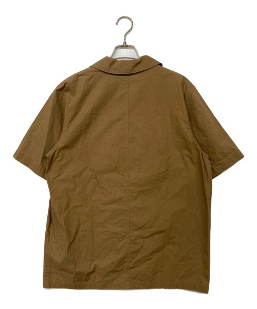 LEMAIRE（ルメール）LEMAIRE (ルメール) オープンカラーシャツ ブラウン サイズ:46の古着・服飾アイテム