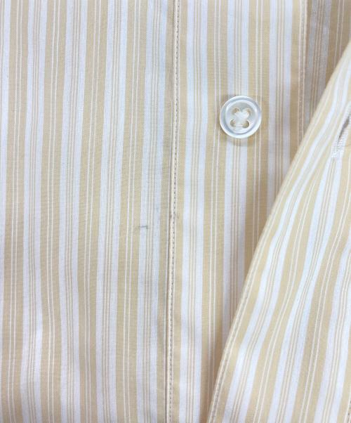 AURALEE（オーラリー）AURALEE (オーラリー) FINX SILK STRIPE LONG ONE-PIECE/フィンクスシルクストライプロングワンピース イエロー サイズ:1の古着・服飾アイテム