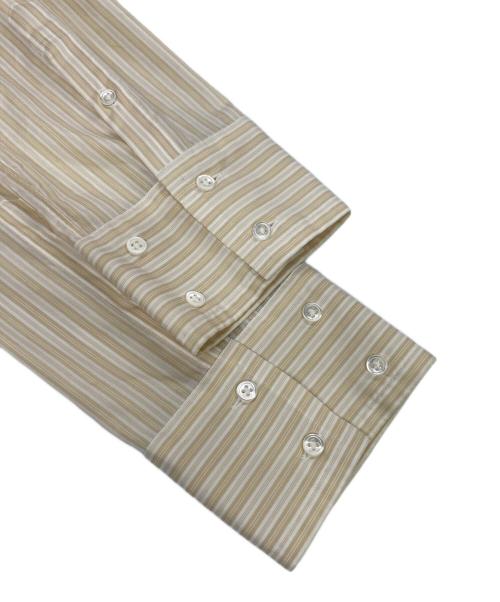 AURALEE（オーラリー）AURALEE (オーラリー) FINX SILK STRIPE LONG ONE-PIECE/フィンクスシルクストライプロングワンピース イエロー サイズ:1の古着・服飾アイテム