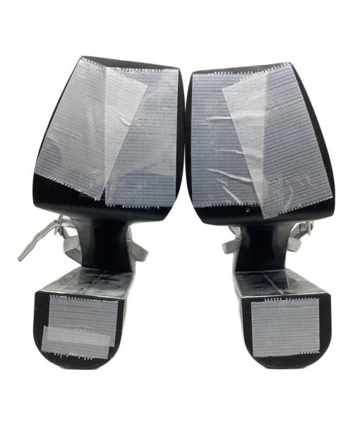 CHARLES & KEITH（チャールズアンドキース）CHARLES & KEITH (チャールズ＆キース) プラットフォーム アンクルストラップサンダル グレー サイズ:36/230(1.5)の古着・服飾アイテム