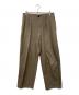 STILL BY HAND（スティルバイハンド）の古着「コットンカルゼワイドパンツ」｜ベージュ