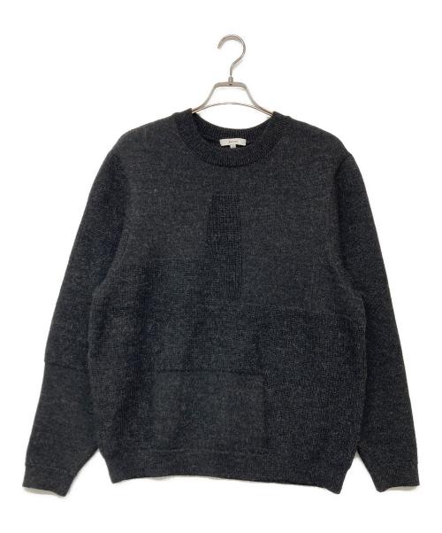 kontor（コントール）kontor (コントール) GEOMETRY KNIT SWEATER グレー サイズ:2の古着・服飾アイテム