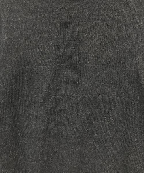 kontor（コントール）kontor (コントール) GEOMETRY KNIT SWEATER グレー サイズ:2の古着・服飾アイテム