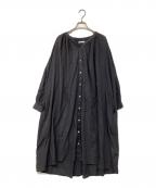 kurashi&trips publishingクラシアンドトリップス パブリッシング）の古着「3WAY後ろさがりギャザーワンピース」｜ブラック