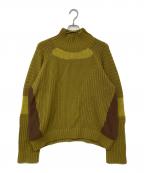 hatraハトラ）の古着「ハイネックニット」｜イエロー