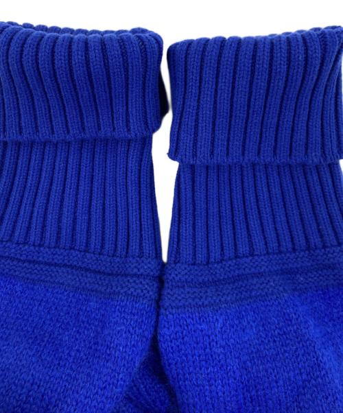 hatra（ハトラ）hatra (ハトラ) ハイネックニット ブルー サイズ:2の古着・服飾アイテム