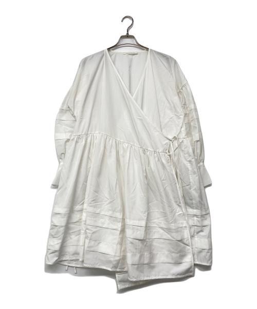 CECILIE BAHNSEN（セシリーバンセン）CECILIE BAHNSEN (セシリーバンセン) AMALIE DRESS ホワイト サイズ:M/Lの古着・服飾アイテム