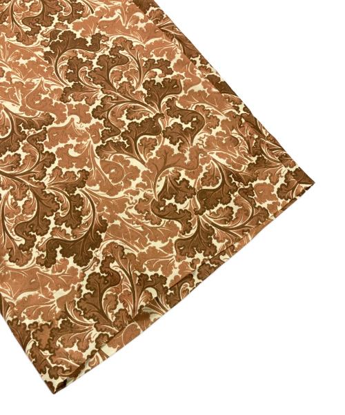 TELMA（テルマ）TELMA (テルマ) PRINTED W PT/プリントワイドパンツ ブラウン サイズ:36の古着・服飾アイテム