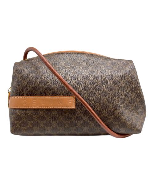 CELINE（セリーヌ）CELINE (セリーヌ) オールドマカダム柄ショルダーバッグ ブラウンの古着・服飾アイテム