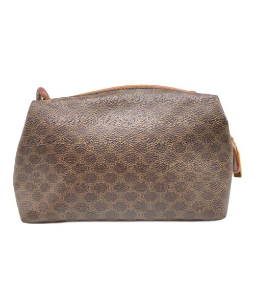 CELINE（セリーヌ）CELINE (セリーヌ) オールドマカダム柄ショルダーバッグ ブラウンの古着・服飾アイテム