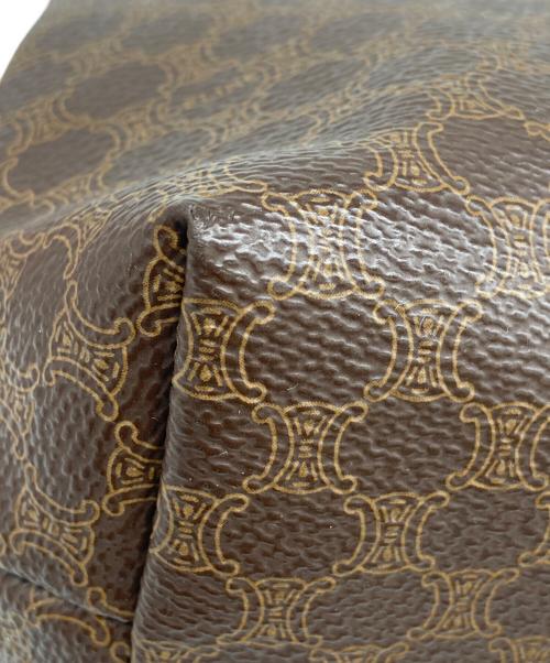 CELINE（セリーヌ）CELINE (セリーヌ) オールドマカダム柄ショルダーバッグ ブラウンの古着・服飾アイテム