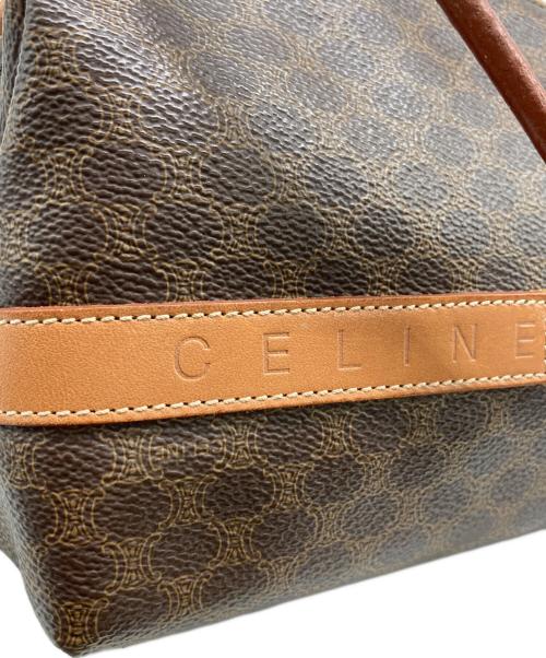 CELINE（セリーヌ）CELINE (セリーヌ) オールドマカダム柄ショルダーバッグ ブラウンの古着・服飾アイテム