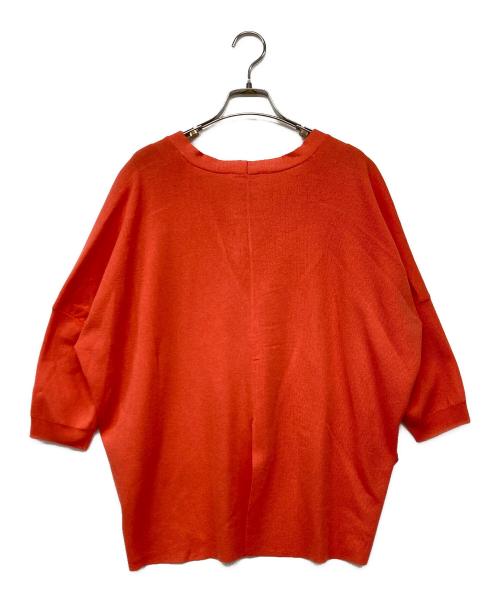 BEARDSLEY（ビアズリー）BEARDSLEY (ビアズリー) サラッとカーディガン オレンジ サイズ:Fの古着・服飾アイテム