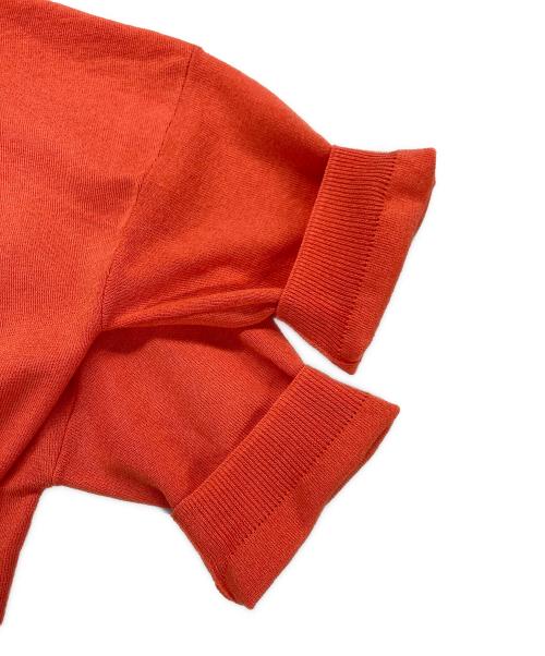 BEARDSLEY（ビアズリー）BEARDSLEY (ビアズリー) サラッとカーディガン オレンジ サイズ:Fの古着・服飾アイテム