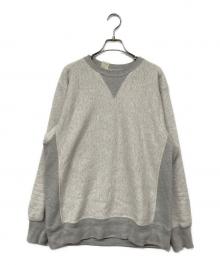 N.HOOLYWOOD×LOOPWHEELER（エヌ ハリウッド×ループウィラー）の古着「リバースウィーブクルーネックスウェット」｜グレー