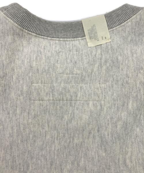 N.HOOLYWOOD（エヌ ハリウッド）N.HOOLYWOOD (エヌ ハリウッド) LOOPWHEELER (ループウィラー) リバースウィーブクルーネックスウェット グレー サイズ:SMALLの古着・服飾アイテム