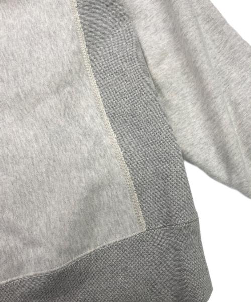 N.HOOLYWOOD（エヌ ハリウッド）N.HOOLYWOOD (エヌ ハリウッド) LOOPWHEELER (ループウィラー) リバースウィーブクルーネックスウェット グレー サイズ:SMALLの古着・服飾アイテム