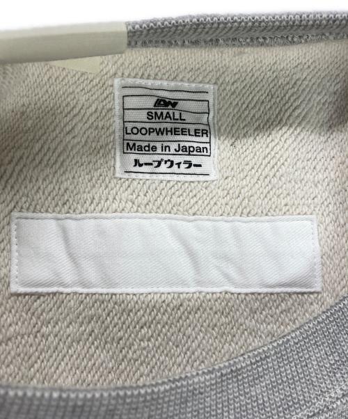 N.HOOLYWOOD（エヌ ハリウッド）N.HOOLYWOOD (エヌ ハリウッド) LOOPWHEELER (ループウィラー) リバースウィーブクルーネックスウェット グレー サイズ:SMALLの古着・服飾アイテム