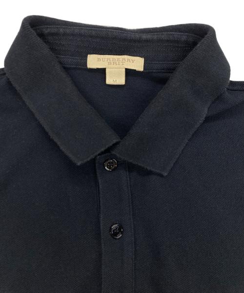 BURBERRY BRIT（バーバリーブリット）BURBERRY BRIT (バーバリーブリット) ホース刺繍ポロシャツ ネイビー サイズ:Mの古着・服飾アイテム