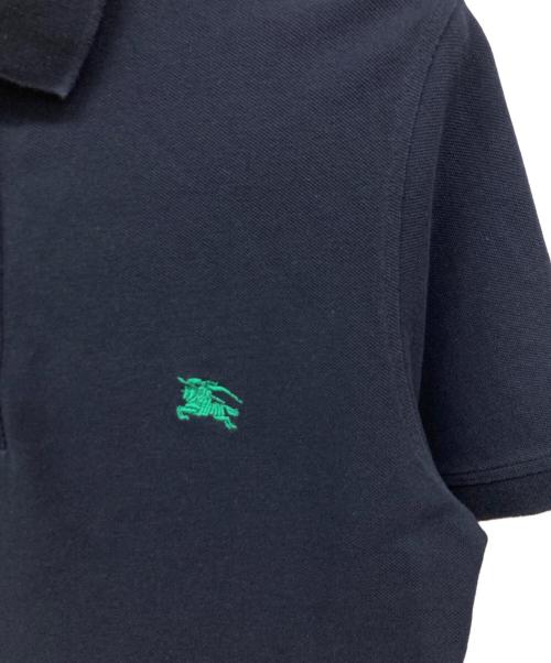 BURBERRY BRIT（バーバリーブリット）BURBERRY BRIT (バーバリーブリット) ホース刺繍ポロシャツ ネイビー サイズ:Mの古着・服飾アイテム