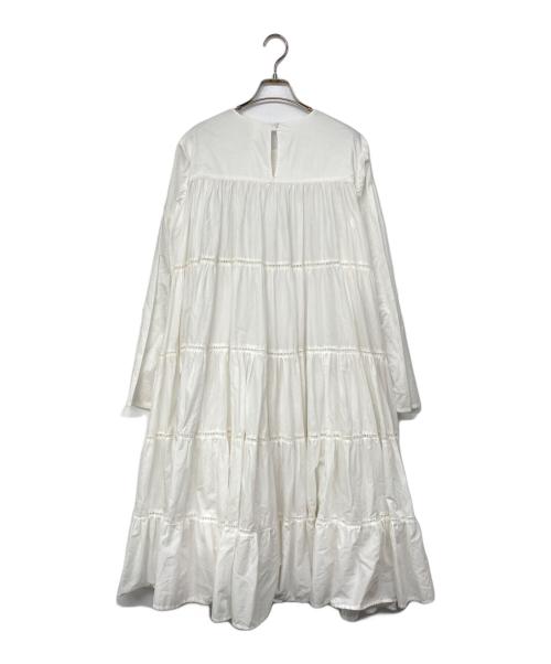 merlette（マーレット）merlette (マーレット) ティアードワンピース ホワイト サイズ:XSの古着・服飾アイテム