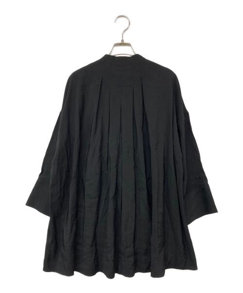 BEARDSLEY（ビアズリー）BEARDSLEY (ビアズリー) パールボタンシャツ ブラック サイズ:Fの古着・服飾アイテム