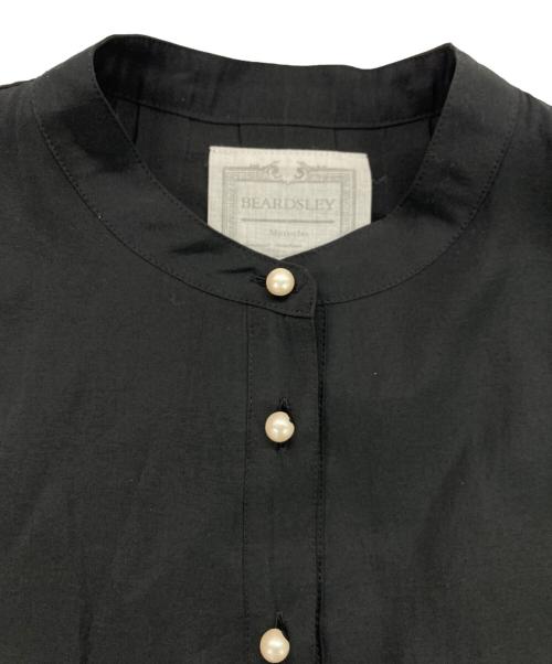BEARDSLEY（ビアズリー）BEARDSLEY (ビアズリー) パールボタンシャツ ブラック サイズ:Fの古着・服飾アイテム