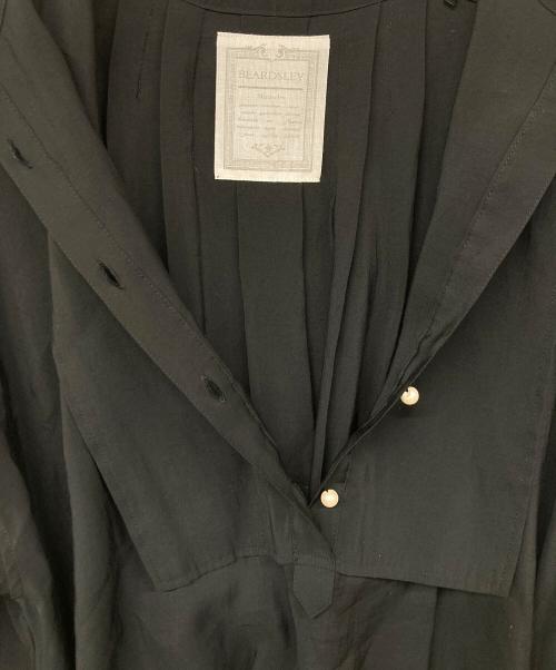 BEARDSLEY（ビアズリー）BEARDSLEY (ビアズリー) パールボタンシャツ ブラック サイズ:Fの古着・服飾アイテム