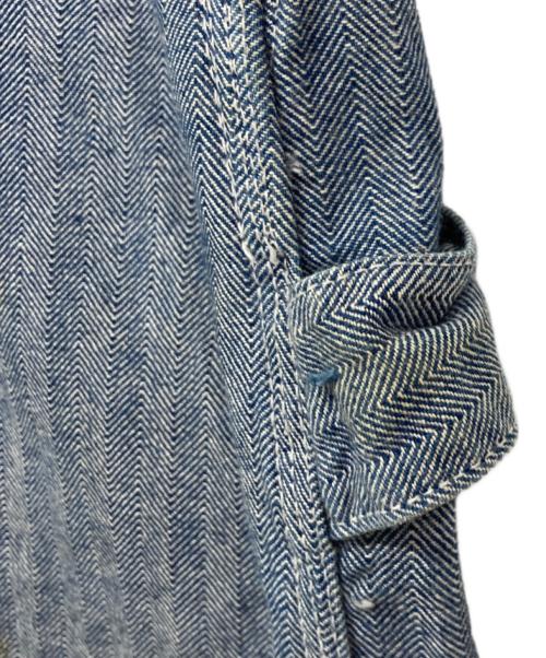 Pointer（ポインター）Pointer (ポインター) 80`s HBTローバックオーバーオール インディゴ サイズ:W34×L34の古着・服飾アイテム