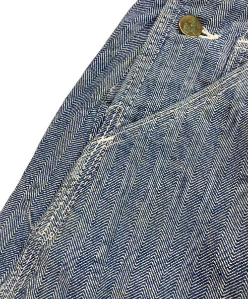 Pointer（ポインター）Pointer (ポインター) 80`s HBTローバックオーバーオール インディゴ サイズ:W34×L34の古着・服飾アイテム