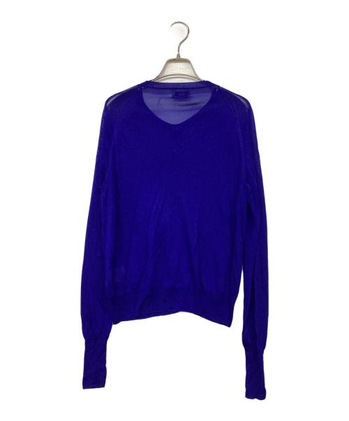 Acne（アクネ）Acne (アクネ) レーヨンカーディガン ブルー サイズ:XSの古着・服飾アイテム