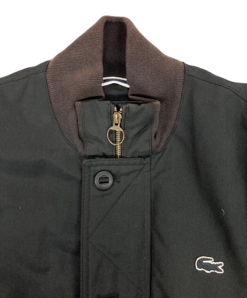 LACOSTE（ラコステ）LACOSTE (ラコステ) BOMBER JACKET / ボンバージャケット  ブラック サイズ:Mの古着・服飾アイテム