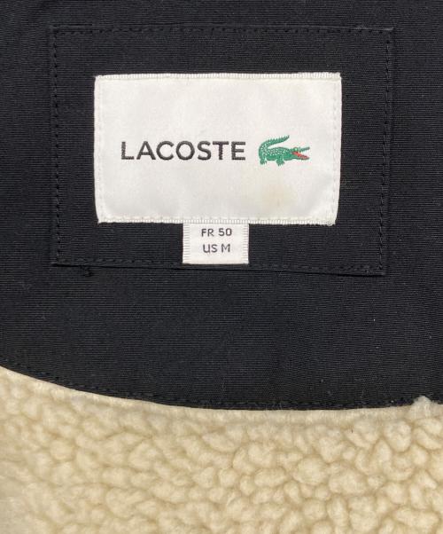 LACOSTE（ラコステ）LACOSTE (ラコステ) BOMBER JACKET / ボンバージャケット  ブラック サイズ:Mの古着・服飾アイテム