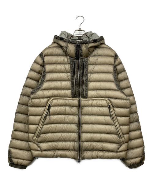 C.P COMPANY（シーピーカンパニー）C.P COMPANY (シーピーカンパニー) DD SHELL GOGGLE DOWN JACKET ベージュ サイズ:XLの古着・服飾アイテム