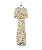 MAISON SPECIALメゾンスペシャル）の古着「Shirring One-piece Dress」｜ベージュ