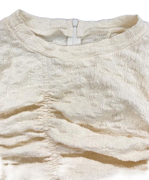 MAISON SPECIAL（メゾンスペシャル）MAISON SPECIAL (メゾンスペシャル) Shirring One-piece Dress ベージュ サイズ:FREEの古着・服飾アイテム