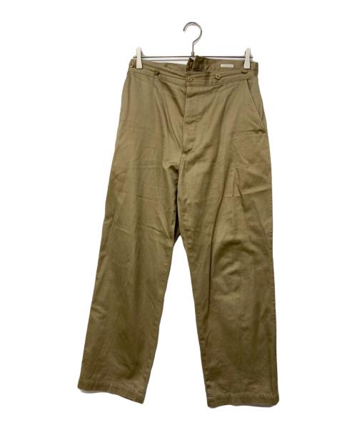 COMOLI（コモリ）COMOLI (コモリ) コットンチノオーバーパンツ ベージュ サイズ:1の古着・服飾アイテム