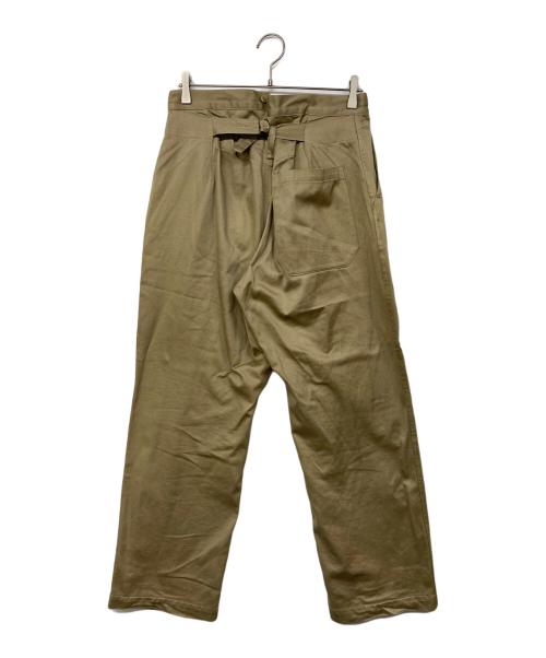 COMOLI（コモリ）COMOLI (コモリ) コットンチノオーバーパンツ ベージュ サイズ:1の古着・服飾アイテム
