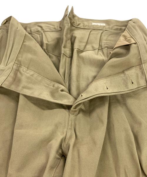 COMOLI（コモリ）COMOLI (コモリ) コットンチノオーバーパンツ ベージュ サイズ:1の古着・服飾アイテム