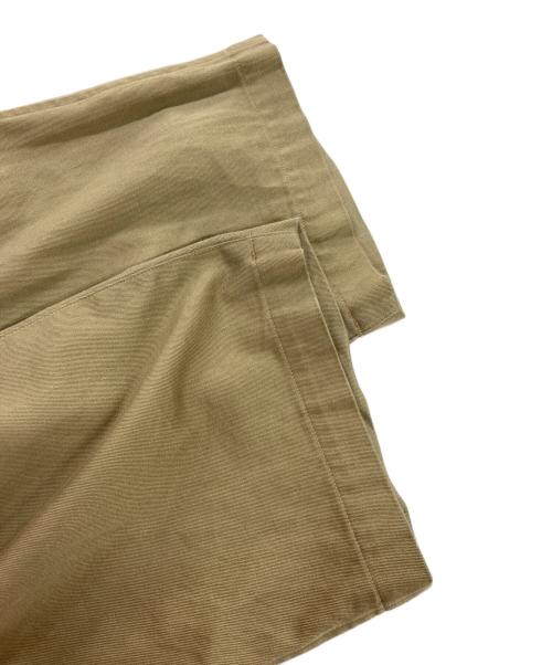 COMOLI（コモリ）COMOLI (コモリ) コットンチノオーバーパンツ ベージュ サイズ:1の古着・服飾アイテム
