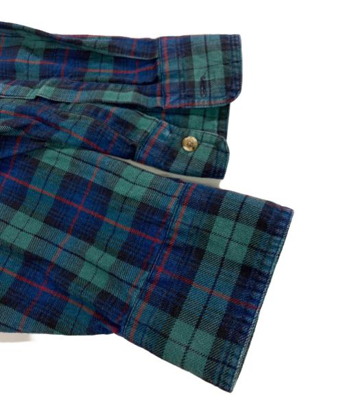 L.L.Bean（エルエルビーン）L.L.Bean (エルエルビーン) チェックシャツ グリーン×ブルー サイズ:Mの古着・服飾アイテム