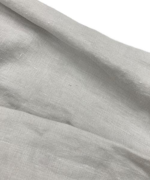 宝島染工（タカラジマセンコウ）宝島染工 (タカラジマセンコウ) バンドカラーリネンシャツ グレー サイズ:1の古着・服飾アイテム