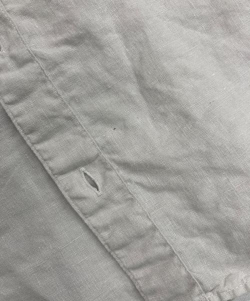 宝島染工（タカラジマセンコウ）宝島染工 (タカラジマセンコウ) バンドカラーリネンシャツ グレー サイズ:1の古着・服飾アイテム