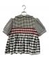 MOLLY GODDARD (モリー ゴダード) ギンガムチェックブラウス ブラック サイズ:UK12,IT44：10000円