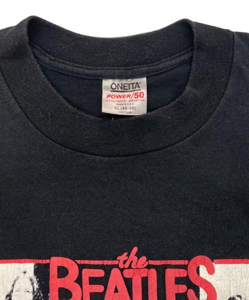 ONEITA（オニータ）ONEITA (オニータ) プリントTシャツ/THE BEATLES 90s ブラック サイズ:XLの古着・服飾アイテム