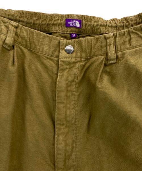 THE NORTHFACE PURPLELABEL（ザ・ノースフェイス パープルレーベル）THE NORTHFACE PURPLELABEL (ザ・ノースフェイス パープルレーベル) Uncut Corduroy Wide Tapered Field Pants カーキ サイズ:34の古着・服飾アイテム